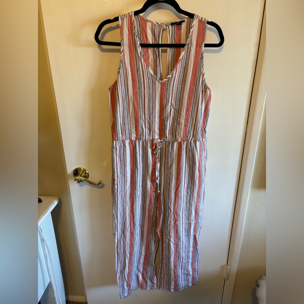 Anthropologie Drew cropped jumpsuit